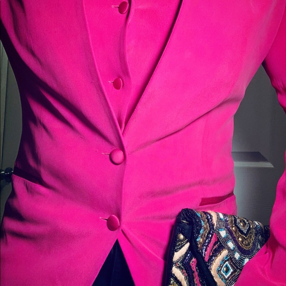 Vintage Blazer with vest attached.